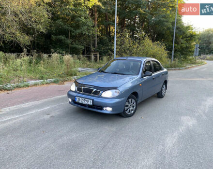 Синий Дэу Ланос, объемом двигателя 1.5 л и пробегом 192 тыс. км за 2400 $, фото 1 на Automoto.ua