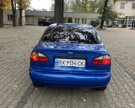 Синий Дэу Ланос, объемом двигателя 1.6 л и пробегом 198 тыс. км за 2700 $, фото 5 на Automoto.ua