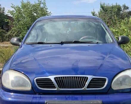 Синий Дэу Ланос, объемом двигателя 1.5 л и пробегом 100 тыс. км за 2000 $, фото 7 на Automoto.ua