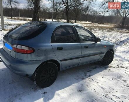 Синий Дэу Ланос, объемом двигателя 1.5 л и пробегом 140 тыс. км за 3400 $, фото 4 на Automoto.ua