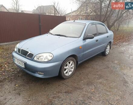 Синий Дэу Ланос, объемом двигателя 1.5 л и пробегом 125 тыс. км за 2900 $, фото 4 на Automoto.ua