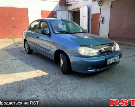 Синий Дэу Ланос, объемом двигателя 1.5 л и пробегом 125 тыс. км за 2800 $, фото 1 на Automoto.ua
