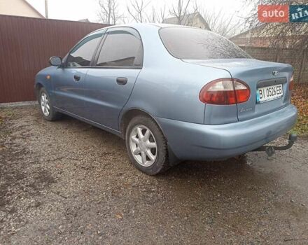 Синий Дэу Ланос, объемом двигателя 1.5 л и пробегом 125 тыс. км за 2900 $, фото 12 на Automoto.ua