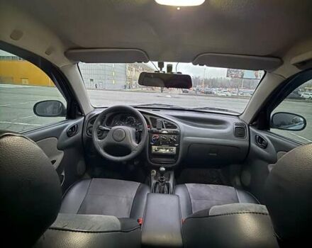 Синий Дэу Ланос, объемом двигателя 1.5 л и пробегом 134 тыс. км за 3500 $, фото 7 на Automoto.ua