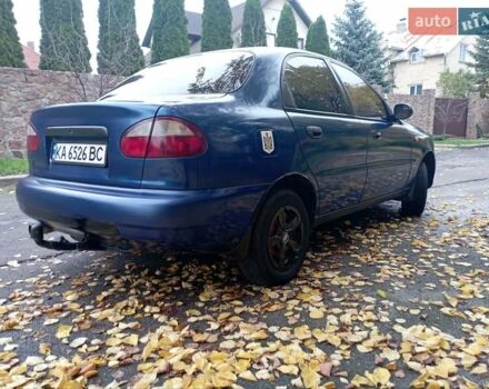 Синий Дэу Ланос, объемом двигателя 1.5 л и пробегом 200 тыс. км за 2200 $, фото 13 на Automoto.ua