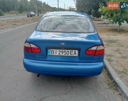 Синий Дэу Ланос, объемом двигателя 1.5 л и пробегом 140 тыс. км за 2800 $, фото 1 на Automoto.ua