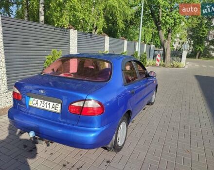 Синий Дэу Ланос, объемом двигателя 1.5 л и пробегом 130 тыс. км за 2800 $, фото 7 на Automoto.ua