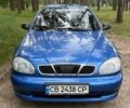 Синий Дэу Ланос, объемом двигателя 1.5 л и пробегом 101 тыс. км за 3550 $, фото 1 на Automoto.ua