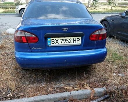 Синий Дэу Ланос, объемом двигателя 1.5 л и пробегом 166 тыс. км за 2600 $, фото 3 на Automoto.ua