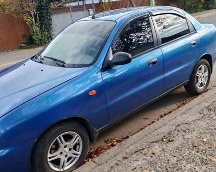 Синий Дэу Ланос, объемом двигателя 1.5 л и пробегом 141 тыс. км за 3600 $, фото 5 на Automoto.ua