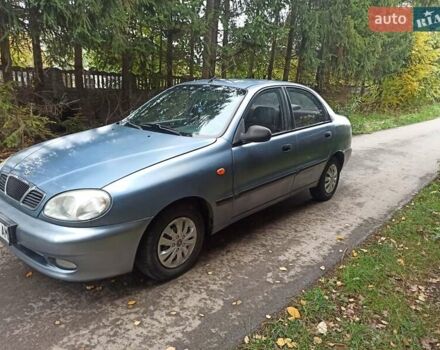 Синий Дэу Ланос, объемом двигателя 1.5 л и пробегом 198 тыс. км за 1650 $, фото 3 на Automoto.ua