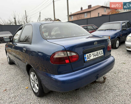 Синий Дэу Ланос, объемом двигателя 1.35 л и пробегом 250 тыс. км за 2500 $, фото 2 на Automoto.ua