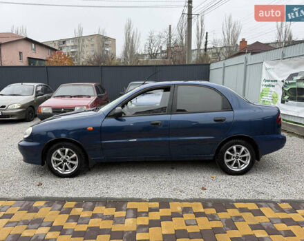 Синий Дэу Ланос, объемом двигателя 1.35 л и пробегом 250 тыс. км за 2500 $, фото 4 на Automoto.ua