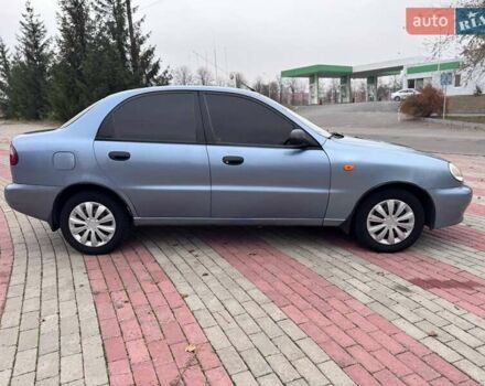 Синий Дэу Ланос, объемом двигателя 1.5 л и пробегом 191 тыс. км за 2350 $, фото 3 на Automoto.ua