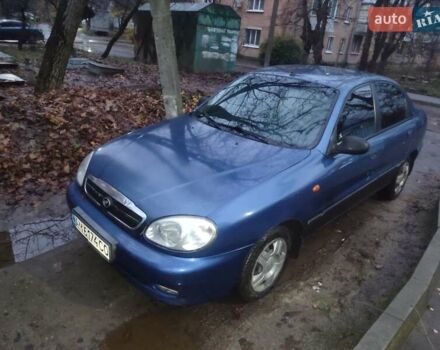 Синий Дэу Ланос, объемом двигателя 1.6 л и пробегом 280 тыс. км за 1750 $, фото 8 на Automoto.ua