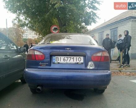 Синій Деу Ланос, об'ємом двигуна 1.5 л та пробігом 243 тис. км за 1250 $, фото 3 на Automoto.ua