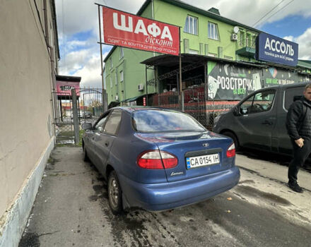 Синий Дэу Ланос, объемом двигателя 1.5 л и пробегом 230 тыс. км за 2350 $, фото 1 на Automoto.ua