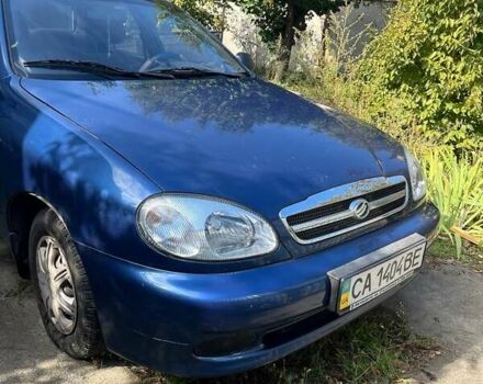 Синий Дэу Ланос, объемом двигателя 1.5 л и пробегом 19 тыс. км за 4000 $, фото 2 на Automoto.ua