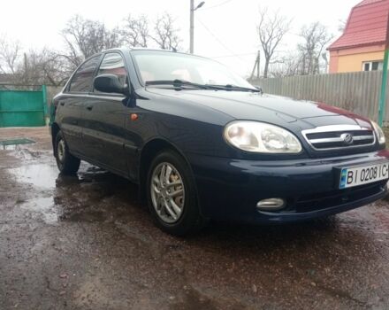 Синий Дэу Ланос, объемом двигателя 1.5 л и пробегом 132 тыс. км за 3000 $, фото 3 на Automoto.ua