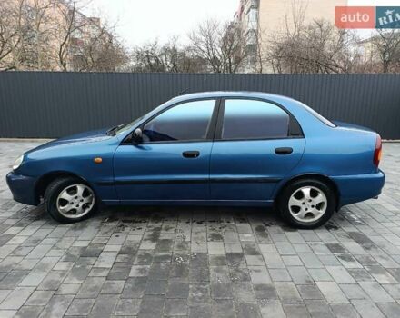 Синий Дэу Ланос, объемом двигателя 1.5 л и пробегом 308 тыс. км за 2950 $, фото 9 на Automoto.ua