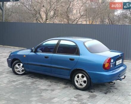 Синий Дэу Ланос, объемом двигателя 1.5 л и пробегом 308 тыс. км за 2950 $, фото 11 на Automoto.ua