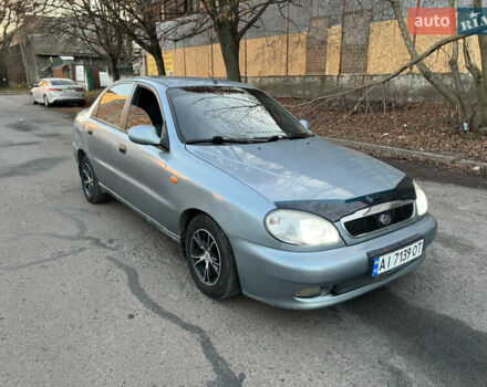 Синий Дэу Ланос, объемом двигателя 1.5 л и пробегом 122 тыс. км за 3100 $, фото 2 на Automoto.ua