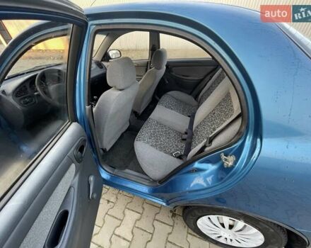 Синий Дэу Ланос, объемом двигателя 1.5 л и пробегом 65 тыс. км за 3200 $, фото 1 на Automoto.ua