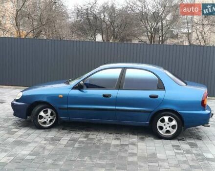 Синий Дэу Ланос, объемом двигателя 1.5 л и пробегом 308 тыс. км за 2950 $, фото 10 на Automoto.ua