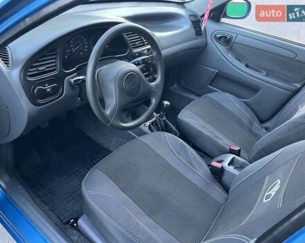 Синий Дэу Ланос, объемом двигателя 1.5 л и пробегом 125 тыс. км за 3300 $, фото 3 на Automoto.ua