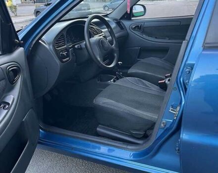 Синий Дэу Ланос, объемом двигателя 1.5 л и пробегом 125 тыс. км за 3300 $, фото 1 на Automoto.ua