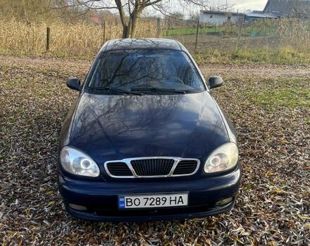 Синий Дэу Ланос, объемом двигателя 1.5 л и пробегом 375 тыс. км за 1750 $, фото 1 на Automoto.ua