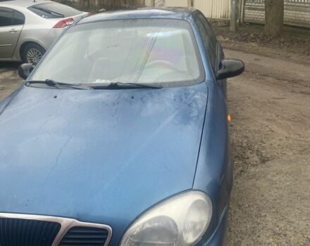 Синий Дэу Ланос, объемом двигателя 1.5 л и пробегом 324 тыс. км за 1200 $, фото 1 на Automoto.ua