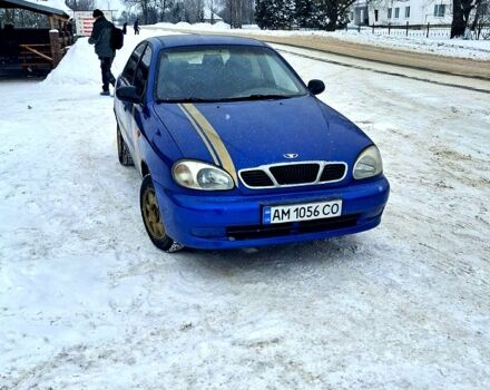 Синій Деу Ланос, об'ємом двигуна 1.5 л та пробігом 0 тис. км за 1400 $, фото 1 на Automoto.ua