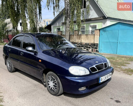 Синий Дэу Ланос, объемом двигателя 1.5 л и пробегом 183 тыс. км за 2500 $, фото 1 на Automoto.ua