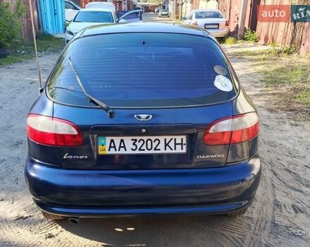 Синий Дэу Ланос, объемом двигателя 1.6 л и пробегом 175 тыс. км за 2100 $, фото 1 на Automoto.ua