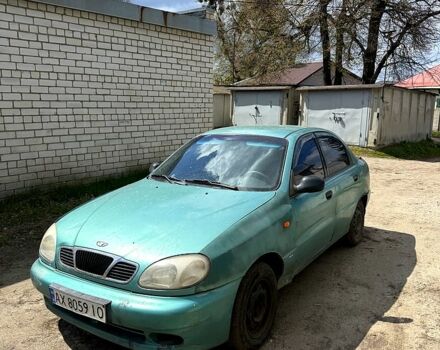 Синий Дэу Ланос, объемом двигателя 1.5 л и пробегом 200 тыс. км за 850 $, фото 1 на Automoto.ua