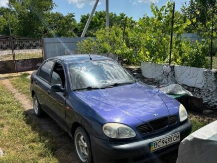 Дэу Ланос 2001 в Беляевке на Automoto.ua Синий Дэу Ланос, объемом двигателя 1.5 л и пробегом 200 тыс. км за 1500 $, фото 1 на Automoto.ua