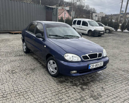 Синий Дэу Ланос, объемом двигателя 1.5 л и пробегом 260 тыс. км за 2300 $, фото 1 на Automoto.ua