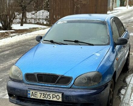 Синій Деу Ланос, об'ємом двигуна 1.3 л та пробігом 203 тис. км за 1050 $, фото 1 на Automoto.ua