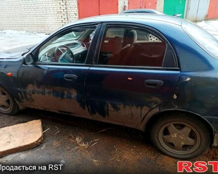 Синий Дэу Ланос, объемом двигателя 1.3 л и пробегом 0 тыс. км за 1000 $, фото 1 на Automoto.ua