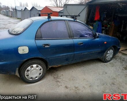 Синий Дэу Ланос, объемом двигателя 1.5 л и пробегом 75 тыс. км за 1200 $, фото 1 на Automoto.ua