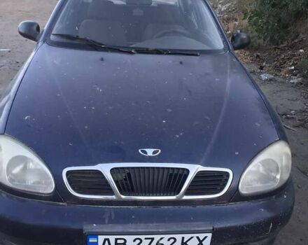 Синий Дэу Ланос, объемом двигателя 1.5 л и пробегом 280 тыс. км за 1100 $, фото 1 на Automoto.ua