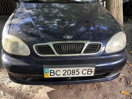 Синий Дэу Ланос, объемом двигателя 1.3 л и пробегом 200 тыс. км за 553 $, фото 1 на Automoto.ua