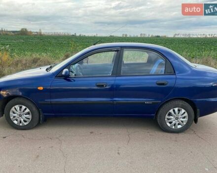 Дэу Ланос 2003 в Коростене на Automoto.ua Синий Дэу Ланос, объемом двигателя 1.5 л и пробегом 218 тыс. км за 2400 $, фото 1 на Automoto.ua