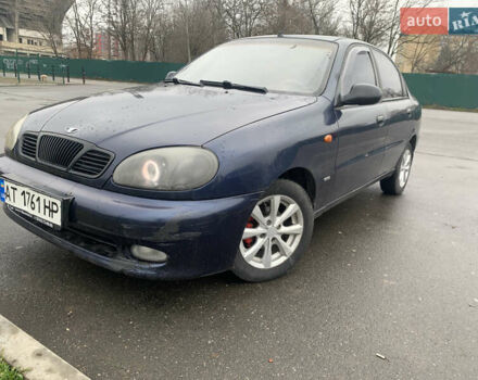 Синий Дэу Ланос, объемом двигателя 1.5 л и пробегом 329 тыс. км за 2400 $, фото 1 на Automoto.ua