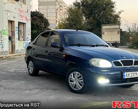 Синий Дэу Ланос, объемом двигателя 1.5 л и пробегом 280 тыс. км за 1750 $, фото 1 на Automoto.ua