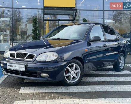 Синий Дэу Ланос, объемом двигателя 1.5 л и пробегом 185 тыс. км за 2999 $, фото 1 на Automoto.ua