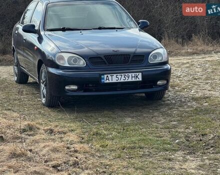 Синий Дэу Ланос, объемом двигателя 1.5 л и пробегом 255 тыс. км за 2500 $, фото 1 на Automoto.ua