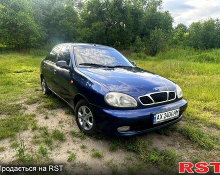 Синий Дэу Ланос, объемом двигателя 1.5 л и пробегом 150 тыс. км за 2800 $, фото 1 на Automoto.ua