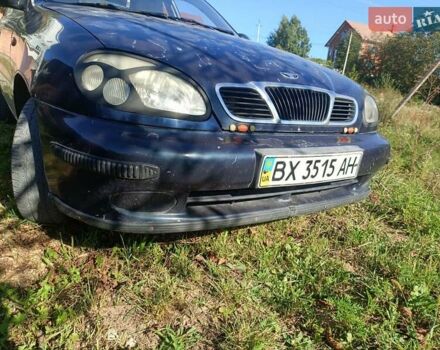 Синий Дэу Ланос, объемом двигателя 1.5 л и пробегом 1 тыс. км за 1800 $, фото 1 на Automoto.ua